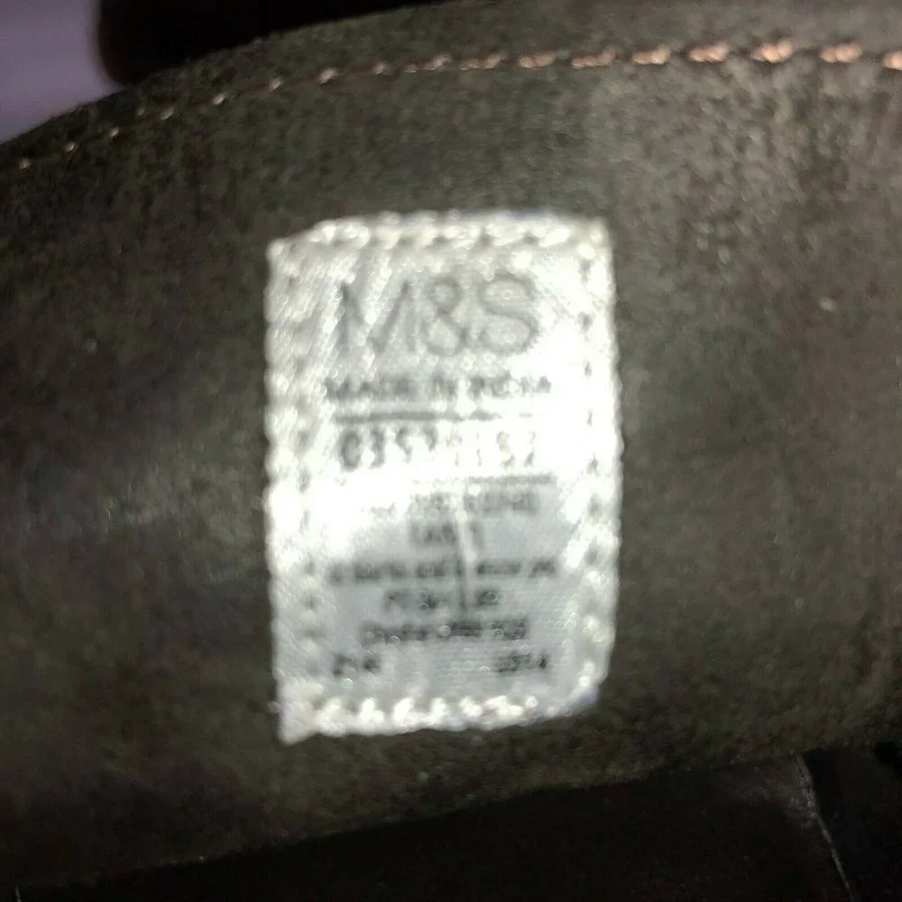 Marks and Spencer Blue Harbour Men's Size 8 ? Brown Leather Lace Up Shoes